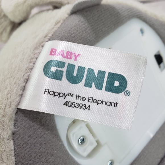Baby Gund Flappy Elephant Singing Peek A Boo Interactive Plush Toy 10 Inch 2017 - Picture 9 of 11